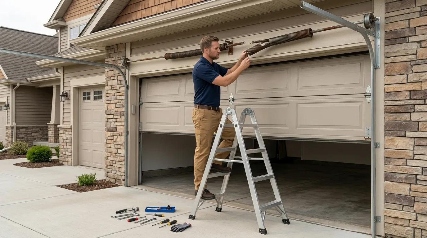 Garage door work by Huntington Garage Door Pros in Huntington, WV