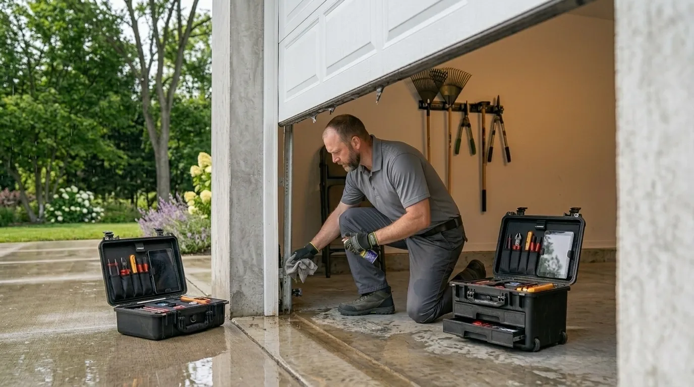 Garage door work by Huntington Garage Door Pros in Huntington, WV