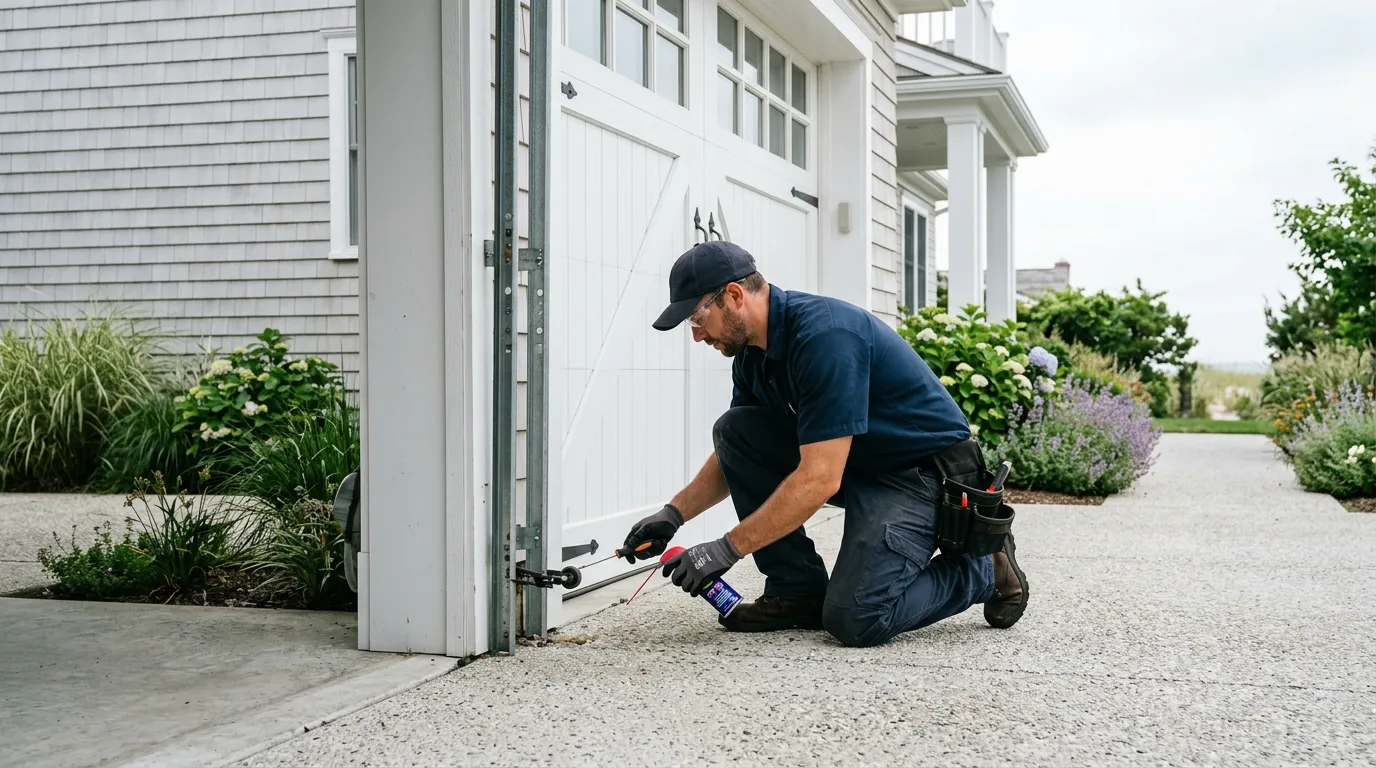 Garage door work built around Huntington's own housing stock